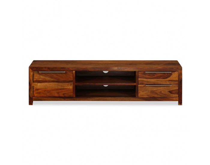 Sonata ТВ шкаф, твърдо шишамаво дърво, 120x30x30 cм - Sonata ТВ шкаф, твърдо шишамаво дърво, 120x30x30 cм -