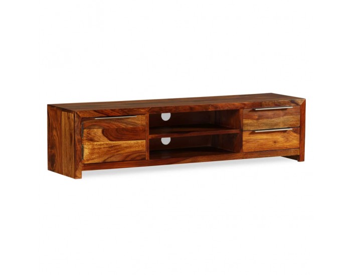Sonata ТВ шкаф, твърдо шишамаво дърво, 120x30x30 cм - Sonata ТВ шкаф, твърдо шишамаво дърво, 120x30x30 cм -