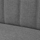 Sonata Диван, тапицерия от плат, 117x55,5x77 см, светло сиво -