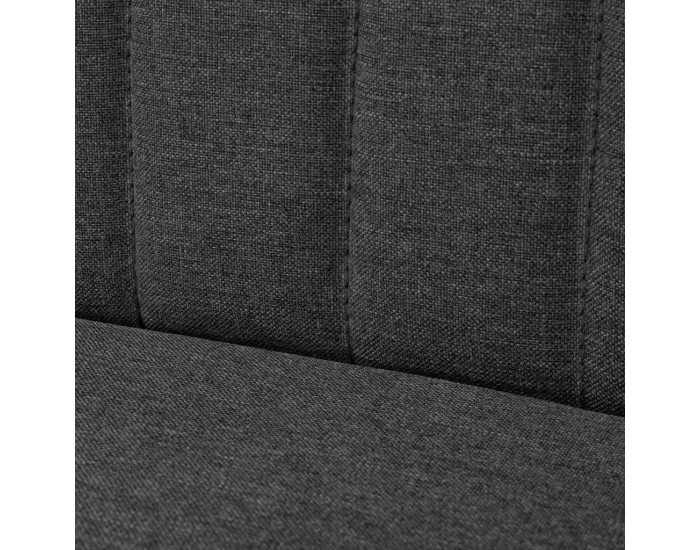Sonata Диван, тапицерия от плат, 117x55,5x77 см, тъмно сиво -