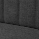 Sonata Диван, тапицерия от плат, 117x55,5x77 см, тъмно сиво -