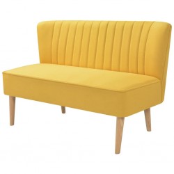 Sonata Диван, тапицерия от плат, 117x55,5x77 см, жълт - Мека мебел