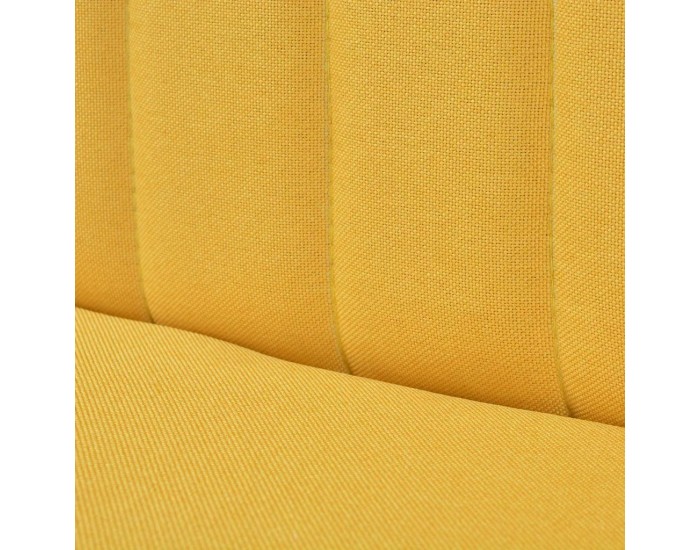 Sonata Диван, тапицерия от плат, 117x55,5x77 см, жълт -