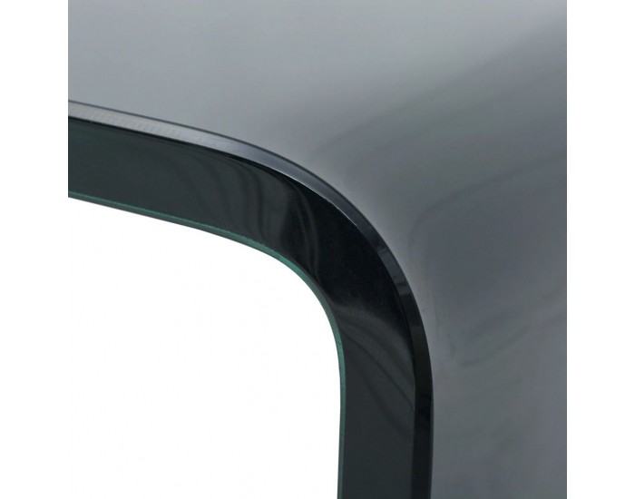 Sonata Стойка за телевизор / монитор, черно стъкло, 80x30x13 см - Sonata Стойка за телевизор / монитор, черно стъкло, 80x30x13 см -