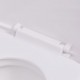 Sonata Окачена тоалетна чиния, керамична, бяла -