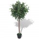 Sonata Изкуствено растение лавър със саксия, 120 см, зелено -