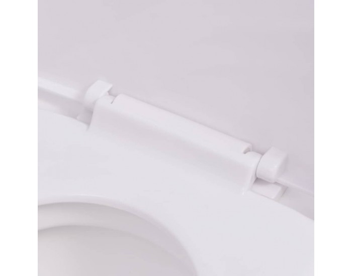 Sonata Окачена тоалетна чиния, със скрито казанче, керамична, бяла -