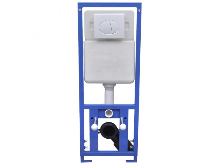 Sonata Окачена тоалетна чиния, със скрито казанче, керамична, черна -