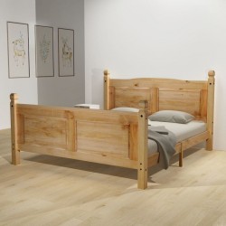 Sonata Легло с матрак, бор, мексикански стил Корона, 160x200 см - Спалня