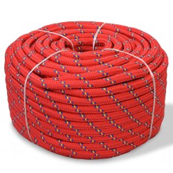 Sonata Морско въже, полипропилен, 14 мм, 50 м, червено - Материали за декорация