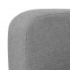 Sonata Двуместен диван, 135х65х76 см, светлосив -