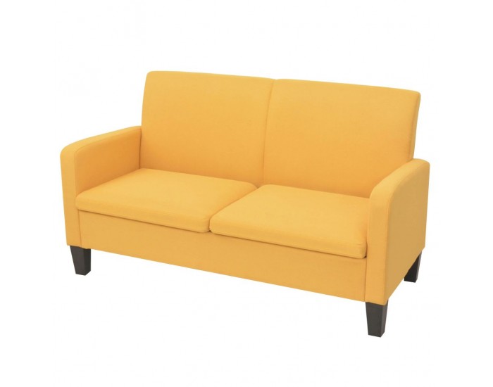 Sonata Двуместен диван, 135х65х76 см, жълт -