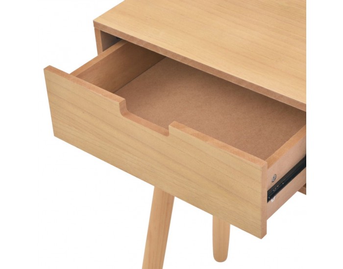 Sonata Конзолна маса, иглолистна дървесина масив, 80x30x72 cм, кафява -