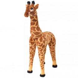 Sonata Плюшен детски жираф за яздене, кафяво и жълто, XXL - Детска стая
