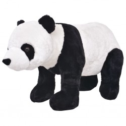 Sonata Плюшена панда за яздене, черно и бяло, XXL - Шатри и забавления