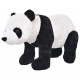 Sonata Плюшена панда за яздене, черно и бяло, XXL -
