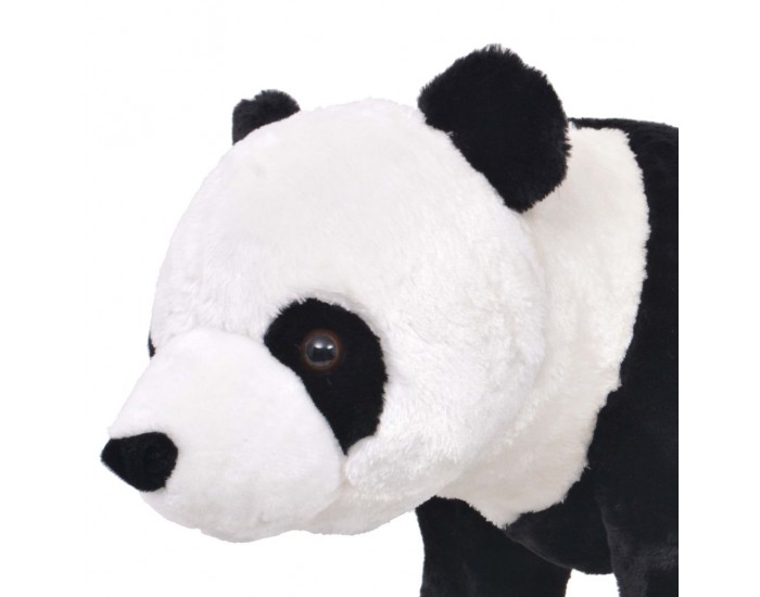 Sonata Плюшена панда за яздене, черно и бяло, XXL -
