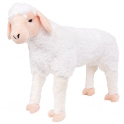 Sonata Плюшена овца за яздене, бяла, XXL - Детска стая