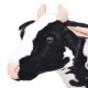 Sonata Плюшена детска кравичка за яздене, черно и бяло, XXL -