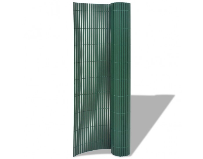 Sonata Двустранна градинска ограда, 90x300 см, зелена -