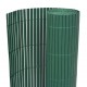 Sonata Двустранна градинска ограда, 90x500 см, зелена -