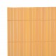 Sonata Двустранна градинска ограда, 90x500 см, жълта -