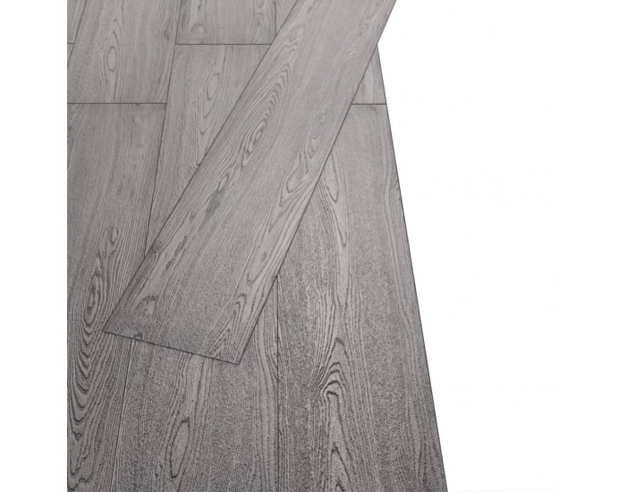 Sonata Подови дъски от PVC 5,26 м² 2 мм тъмносиви - Sonata Подови дъски от PVC 5,26 м² 2 мм тъмносиви -