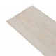 Sonata Самозалепващи подови дъски от PVC 5,02 м² 2 мм цвят бял дъб -