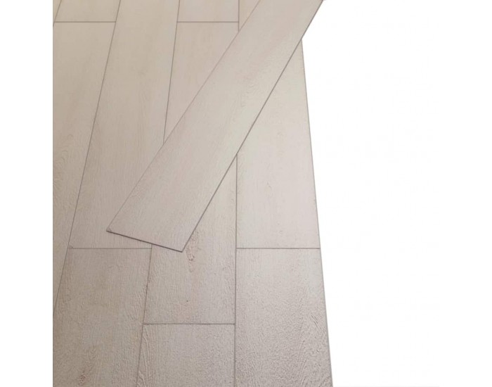 Sonata Самозалепващи подови дъски от PVC 5,02 м² 2 мм цвят бял дъб - Sonata Самозалепващи подови дъски от PVC 5,02 м² 2 мм цвят бял дъб -