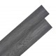 Sonata Самозалепващи подови дъски от PVC 5,02 м² 2 мм черно и бяло -