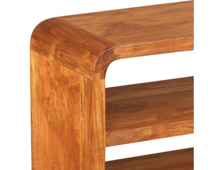 Sonata ТВ шкаф, масивна дървесина, финиш шишам, 90x30x55 cм -