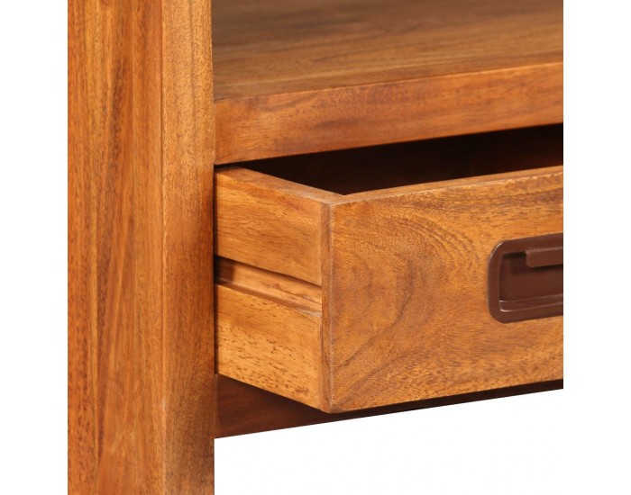 Sonata ТВ шкаф, масивна дървесина, финиш шишам, 90x30x55 cм -