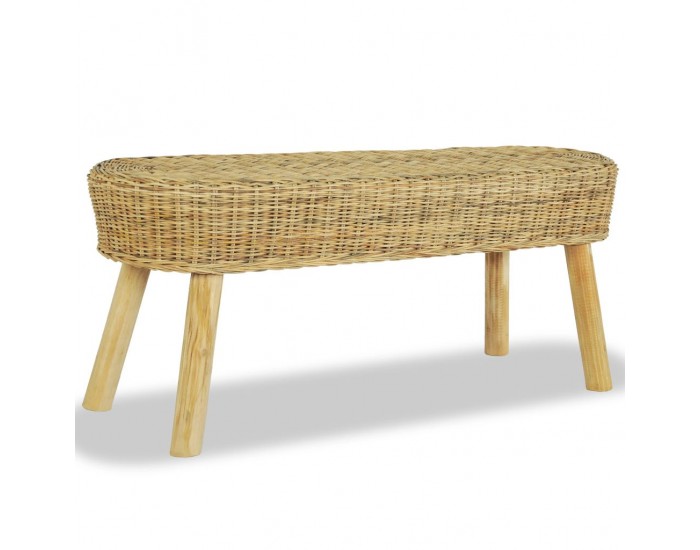 Sonata Пейка за антре, 110x35x45 см, естествен ратан - Sonata Пейка за антре, 110x35x45 см, естествен ратан -