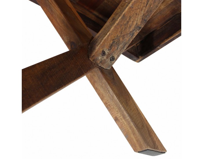 Sonata Маса за кафе, регенерирана дървесина масив, 110x60x45 cм -