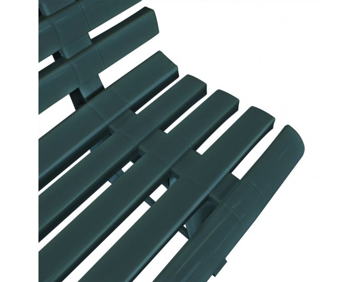 Sonata Градинска пейка 145,5 см пластмаса зелена -