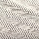 Sonata Декоративно одеяло, памук, рибена кост, 125x150 см, сиво -