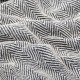 Sonata Декоративно одеяло, памук, рибена кост, 125x150 см, тъмносиньо -