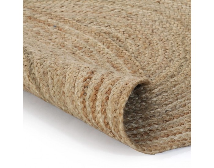 Sonata Плетен килим от юта, 90 см, кръгъл -