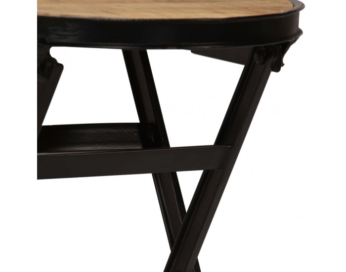 Sonata Бюро със сгъваем стол, мангово дърво масив, 115x50x76 см -