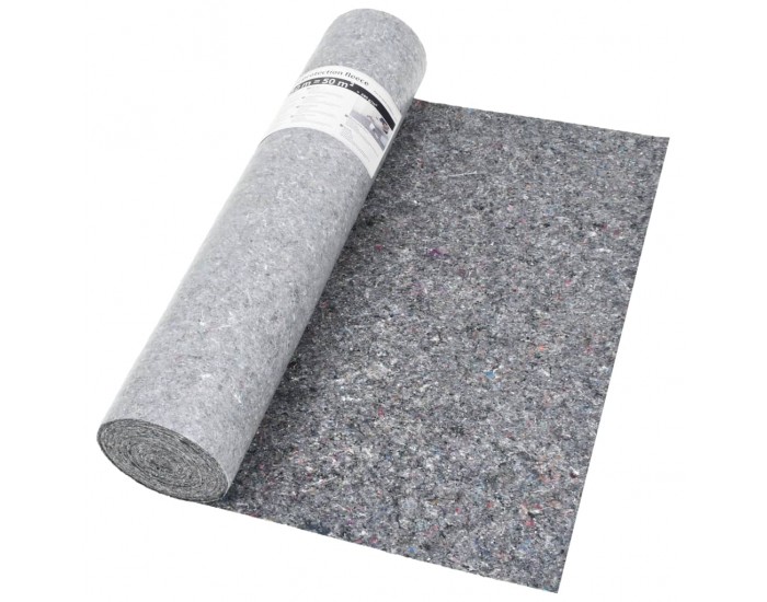 Sonata Неплъзгащо се бояджийско покривало, 50 м, 280 г/м², сиво -