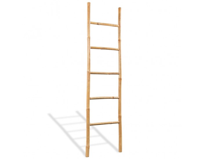 Sonata Стълба за кърпи, 5 бамбукови стъпала, 150 cм -