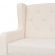 Sonata 2-местен диван от плат, кремавобял -