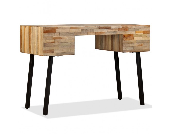 Sonata Бюро, регенерирано тиково дърво масив, 110х50х76 см - Sonata Бюро, регенерирано тиково дърво масив, 110х50х76 см -