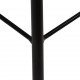 Sonata Бар столове, 4 бр, регенерирано дърво масив, тъмнокафяви -