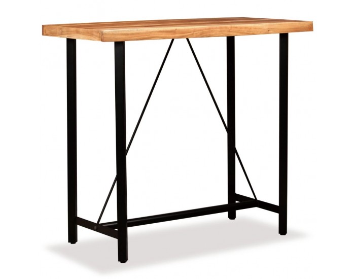 Sonata H Бар маса, акациево дърво масив, 120x60x107 см