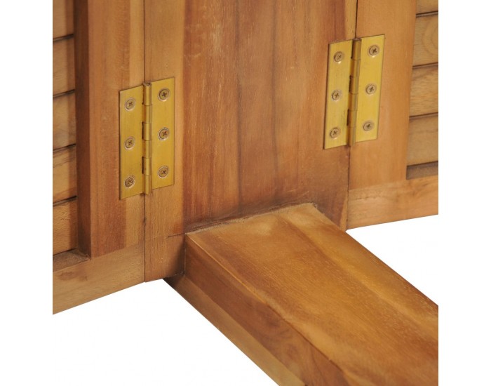 Sonata Градинска бар маса, тиково дърво, 155x53x105 см -