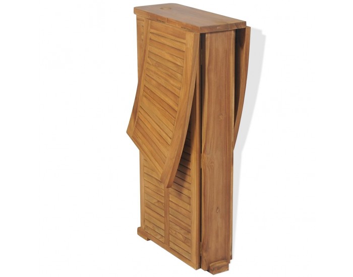 Sonata Градинска бар маса, тиково дърво, 155x53x105 см -