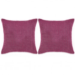 Sonata Комплект възглавници, 2 бр, велур, 60x60 см, розов - Декоративни Възглавници