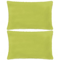 Sonata Комплект възглавници, 2 бр, велур, 40x60 см, зелен - Декоративни Възглавници