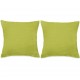 Sonata Комплект възглавници, 2 бр, велур, 60x60 см, зелен -